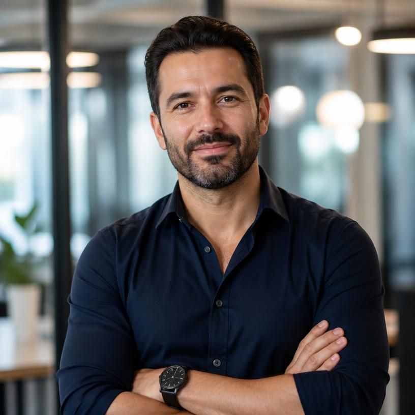 Modèle d'influenceur IA Marc — Pro & B2B